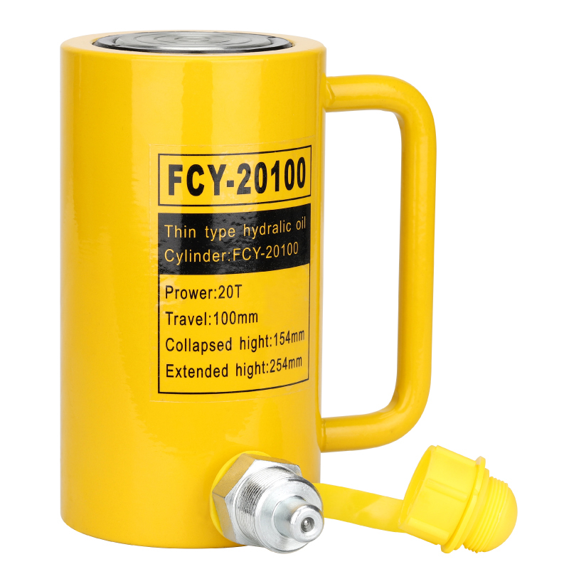 FCY Series Long Type 20T Solid Ram Hydraulic Cylinder