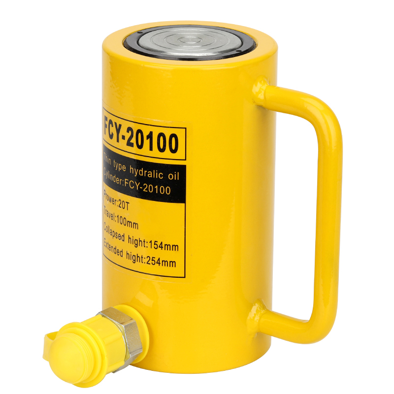 FCY Series Long Type 20T Solid Ram Hydraulic Cylinder